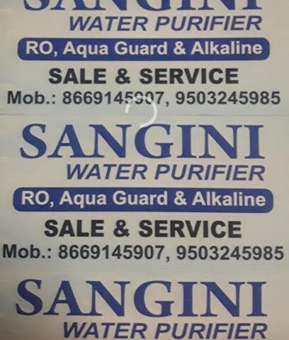 Sangini Ro water purifier service