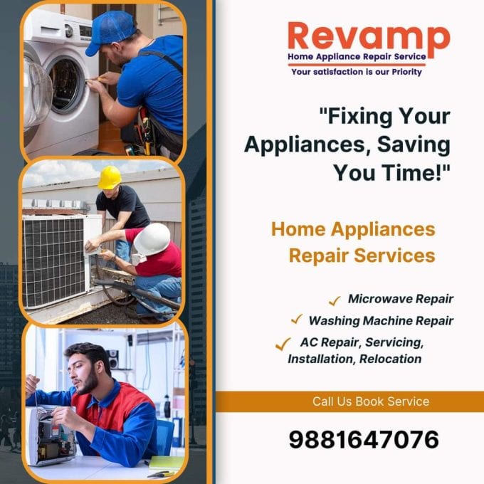 AC, Washing Machine, Microwave & Refrigerator Repair Services in Hinjawadi - Revamp Services