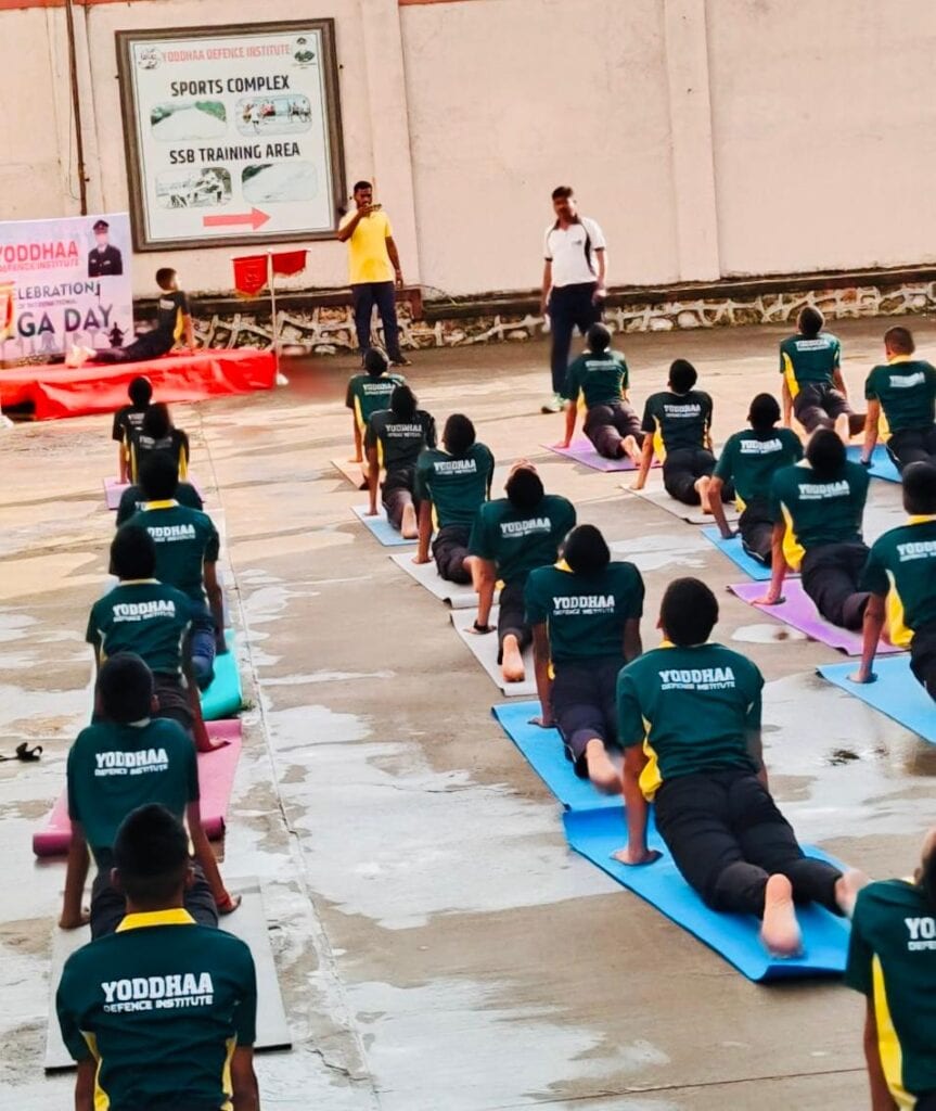 Physical training and discipline session at Yoddhaa Defence Institute for SSB Preparation