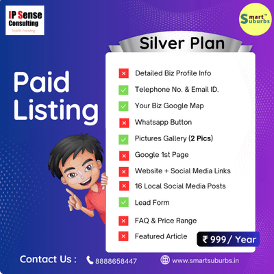 Hinjawadi Business Directory , Silver plan in just 999/- per year, best digital marketing agency in pune and mumbai